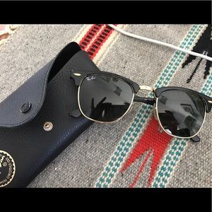 RAYBAN CLUBMASTER WOMENS SUNGLASSES.